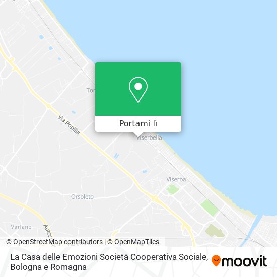 Mappa La Casa delle Emozioni Società Cooperativa Sociale