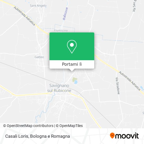 Mappa Casali Loris