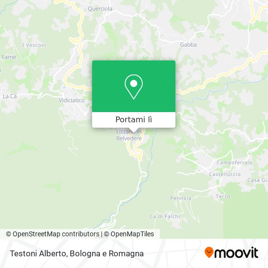 Mappa Testoni Alberto