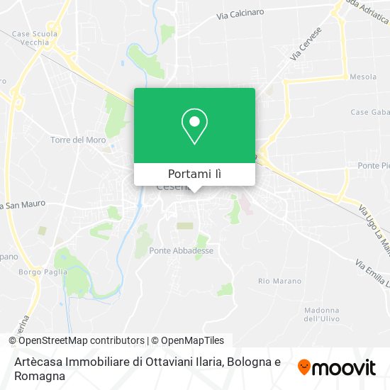 Mappa Artècasa Immobiliare di Ottaviani Ilaria