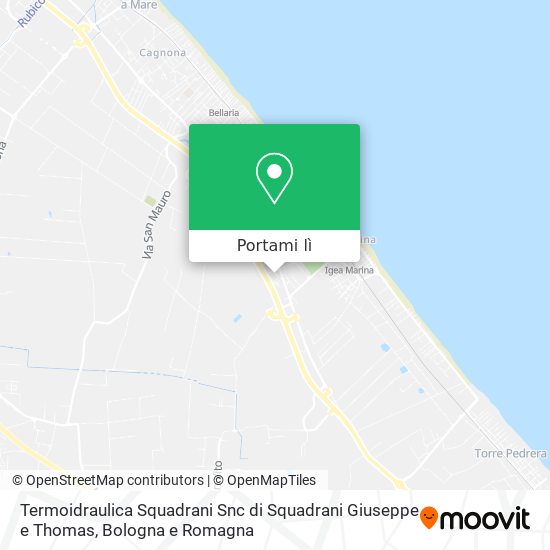 Mappa Termoidraulica Squadrani Snc di Squadrani Giuseppe e Thomas