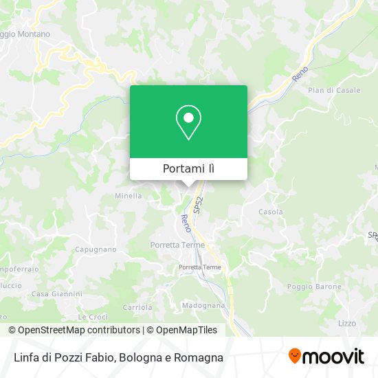 Mappa Linfa di Pozzi Fabio
