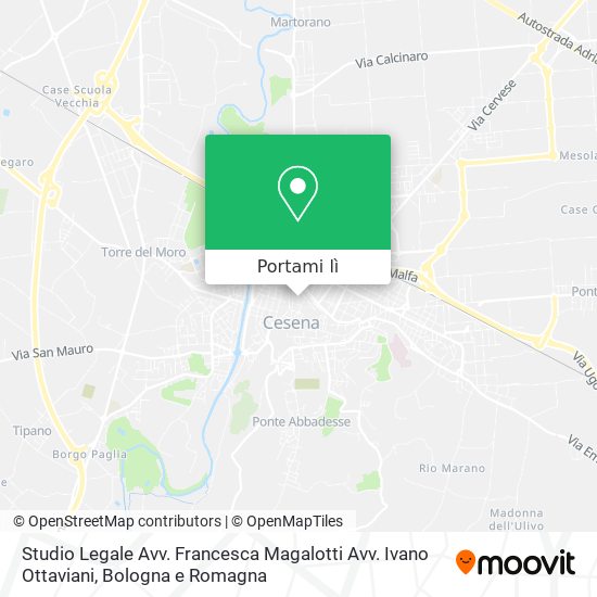 Mappa Studio Legale Avv. Francesca Magalotti Avv. Ivano Ottaviani
