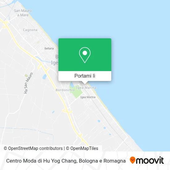 Mappa Centro Moda di Hu Yog Chang