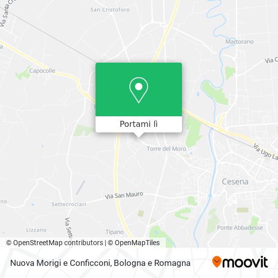 Mappa Nuova Morigi e Conficconi