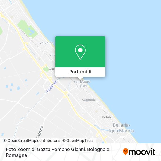 Mappa Foto Zoom di Gazza Romano Gianni