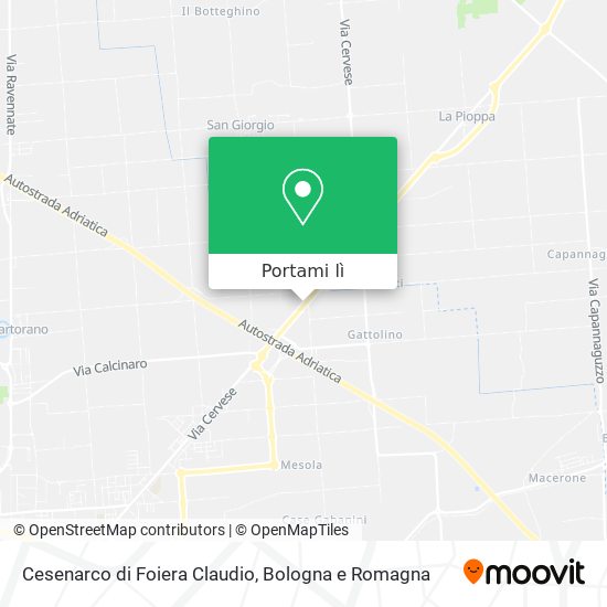 Mappa Cesenarco di Foiera Claudio