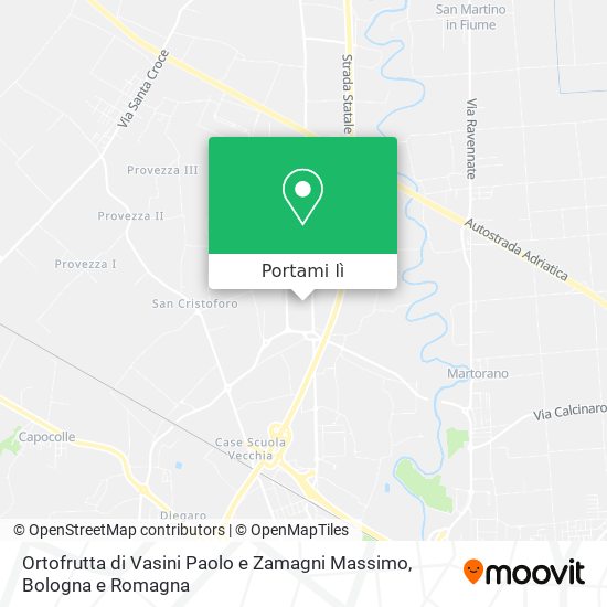 Mappa Ortofrutta di Vasini Paolo e Zamagni Massimo