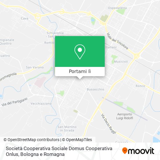 Mappa Società Cooperativa Sociale Domus Cooperativa Onlus