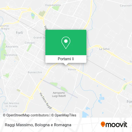 Mappa Raggi Massimo
