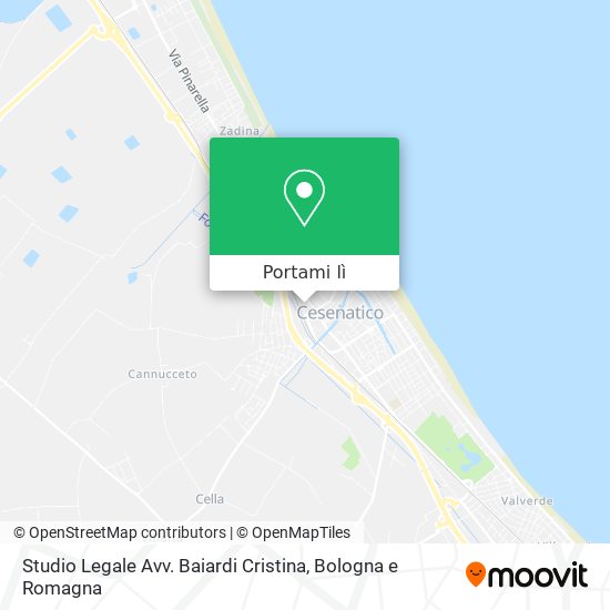 Mappa Studio Legale Avv. Baiardi Cristina