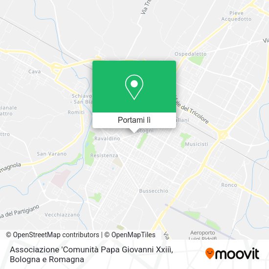 Mappa Associazione 'Comunità Papa Giovanni Xxiiì