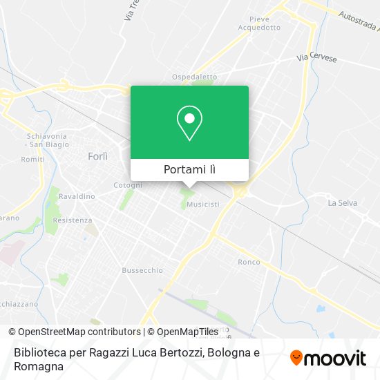Mappa Biblioteca per Ragazzi Luca Bertozzi