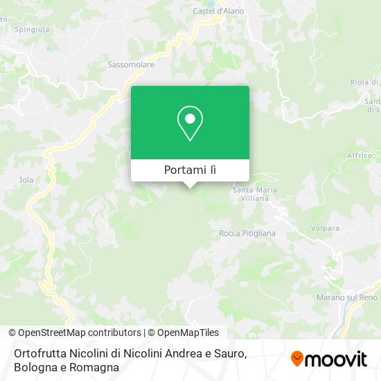 Mappa Ortofrutta Nicolini di Nicolini Andrea e Sauro