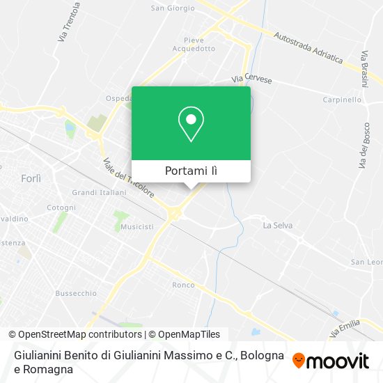 Mappa Giulianini Benito di Giulianini Massimo e C.