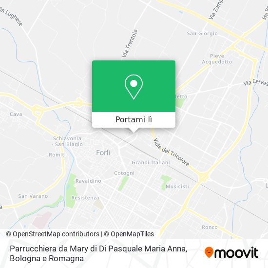 Mappa Parrucchiera da Mary di Di Pasquale Maria Anna