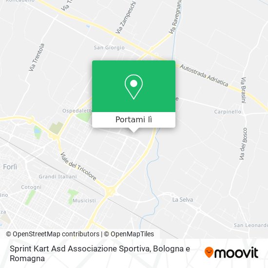 Mappa Sprint Kart Asd Associazione Sportiva