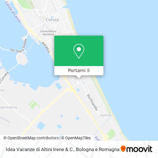 Mappa Idea Vacanze di Altini Irene & C.