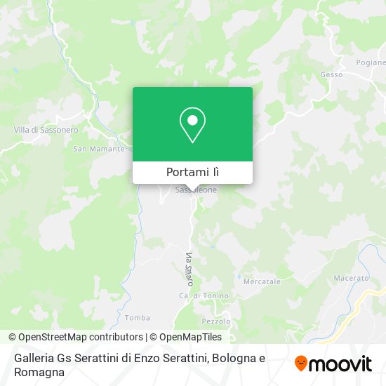 Mappa Galleria Gs Serattini di Enzo Serattini