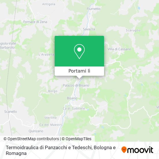 Mappa Termoidraulica di Panzacchi e Tedeschi