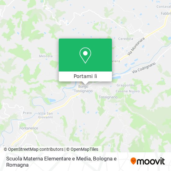 Mappa Scuola Materna Elementare e Media