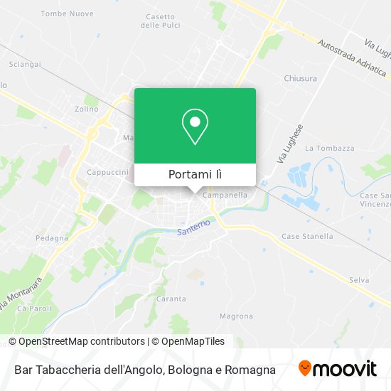 Mappa Bar Tabaccheria dell'Angolo