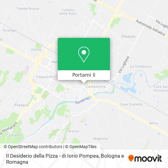 Mappa Il Desiderio della Pizza - di Iorio Pompea