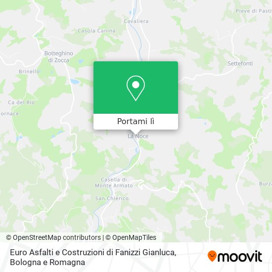 Mappa Euro Asfalti e Costruzioni di Fanizzi Gianluca