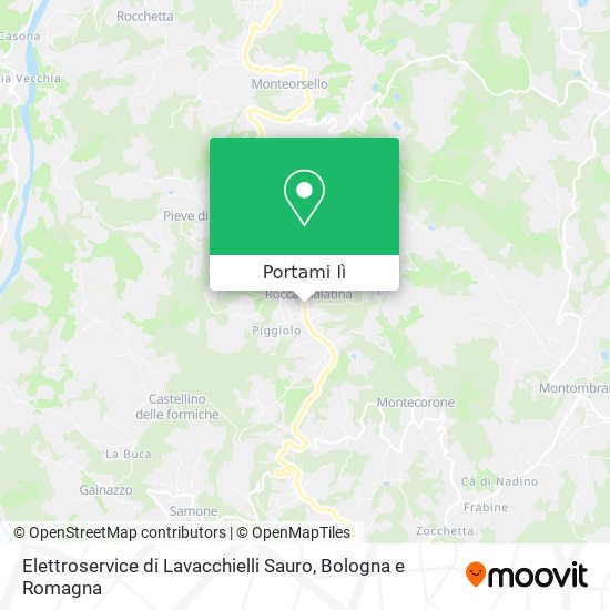 Mappa Elettroservice di Lavacchielli Sauro