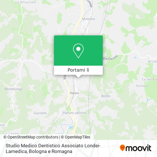 Mappa Studio Medico Dentistico Associato Londei-Lamedica
