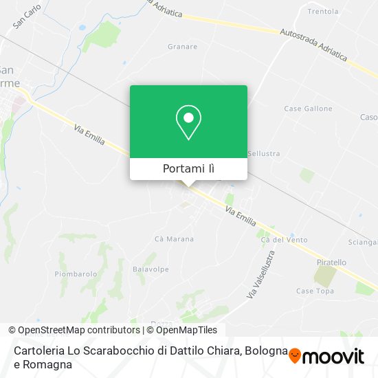 Mappa Cartoleria Lo Scarabocchio di Dattilo Chiara