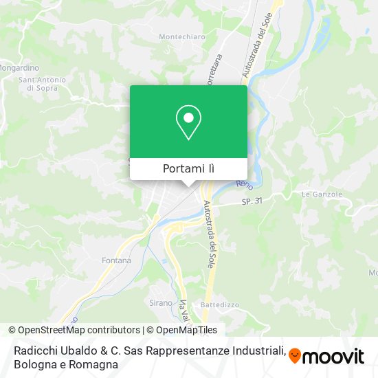 Mappa Radicchi Ubaldo & C. Sas Rappresentanze Industriali
