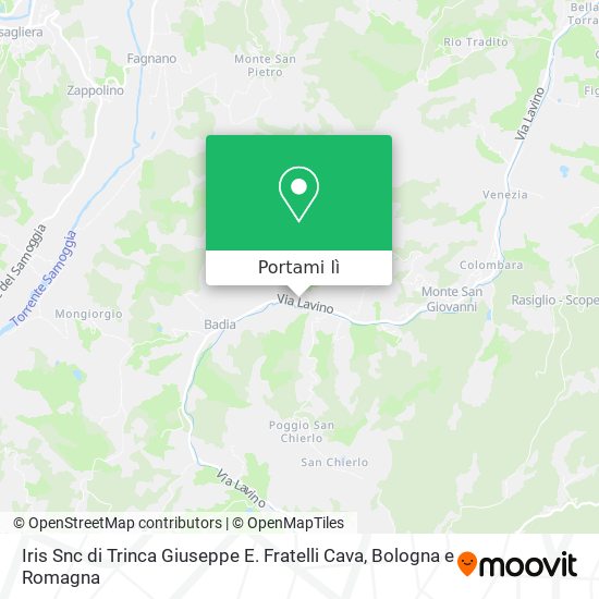 Mappa Iris Snc di Trinca Giuseppe E. Fratelli Cava