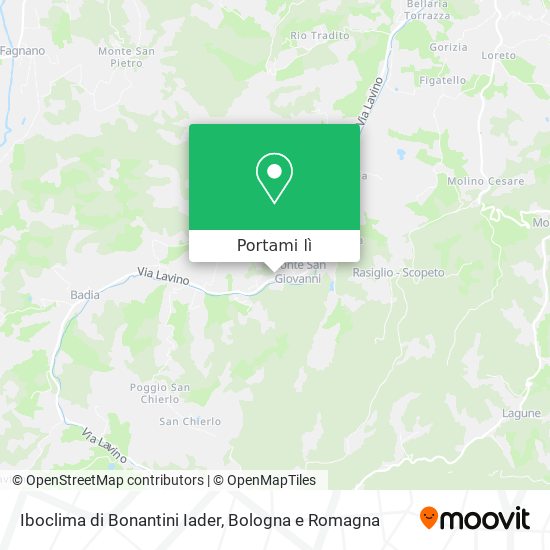Mappa Iboclima di Bonantini Iader