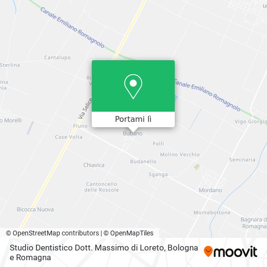 Mappa Studio Dentistico Dott. Massimo di Loreto