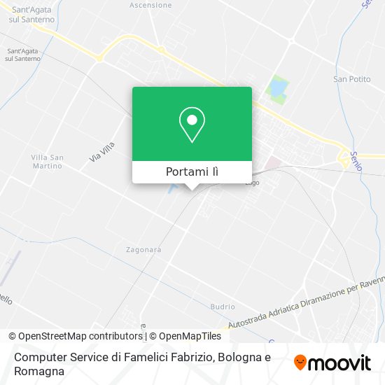 Mappa Computer Service di Famelici Fabrizio