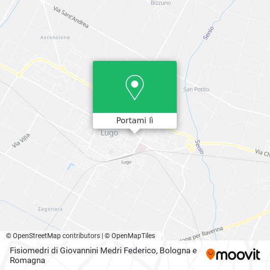 Mappa Fisiomedri di Giovannini Medri Federico