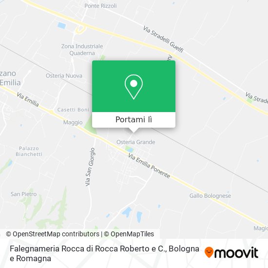 Mappa Falegnameria Rocca di Rocca Roberto e C.