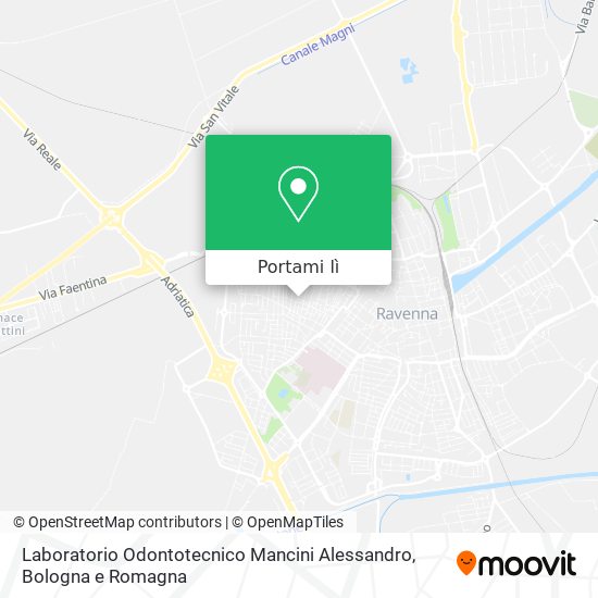 Mappa Laboratorio Odontotecnico Mancini Alessandro