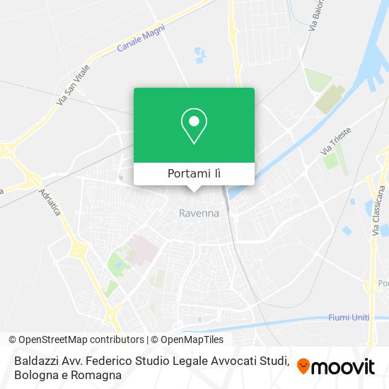 Mappa Baldazzi Avv. Federico Studio Legale Avvocati Studi