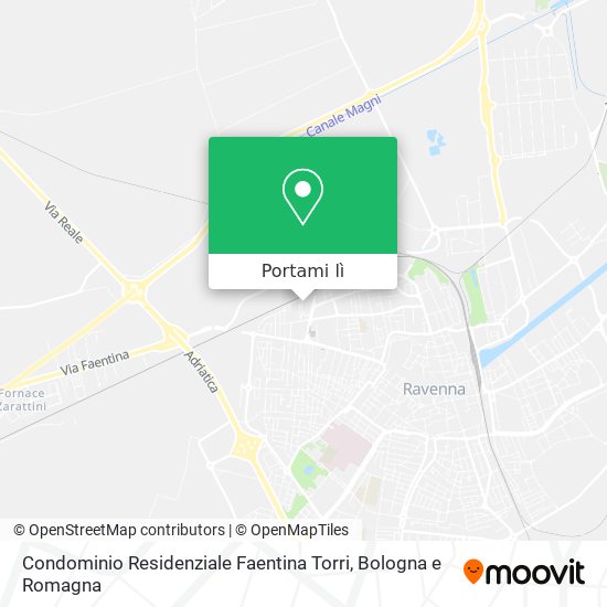 Mappa Condominio Residenziale Faentina Torri