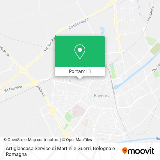 Mappa Artigiancasa Service di Martini e Guerri