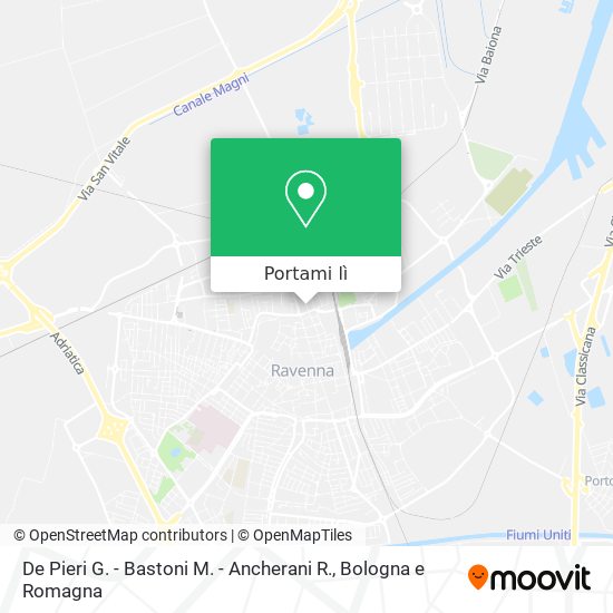 Mappa De Pieri G. - Bastoni M. - Ancherani R.
