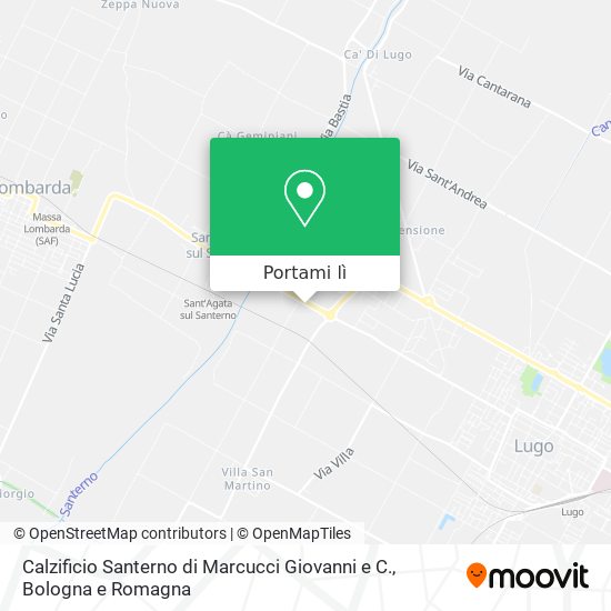 Mappa Calzificio Santerno di Marcucci Giovanni e C.