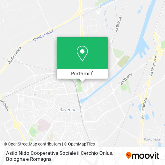Mappa Asilo Nido Cooperativa Sociale il Cerchio Onlus