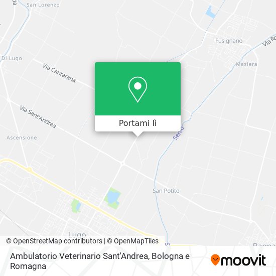 Mappa Ambulatorio Veterinario Sant'Andrea
