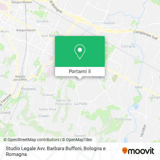 Mappa Studio Legale Avv. Barbara Buffoni