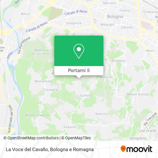 Mappa La Voce del Cavallo