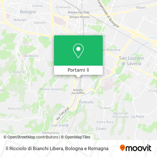 Mappa Il Ricciolo di Bianchi Libera