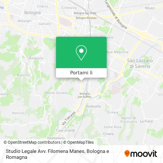 Mappa Studio Legale Avv. Filomena Manes